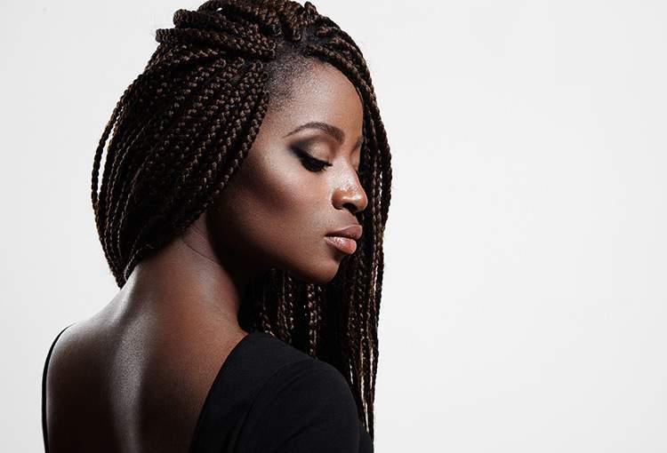 Keep your hair in a protective style for healthy African hair