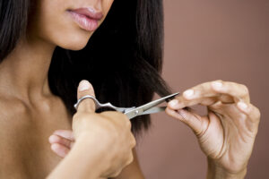 Trim your ends every six to eight weeks to get rid of split ends.