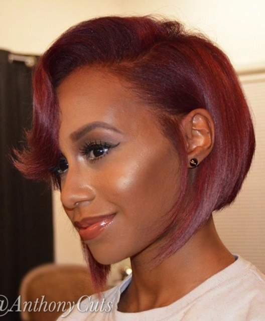 Colour relaxed hair: These warm colours is vibrant and rich and give us life.