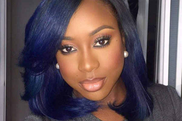 #InectoColourGirl slay at the top of your game with Inecto Blue Black hair dye.