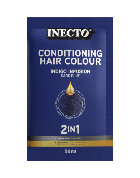 Inecto 2-in-1 Conditioning Hair Colour Indigo Infusion